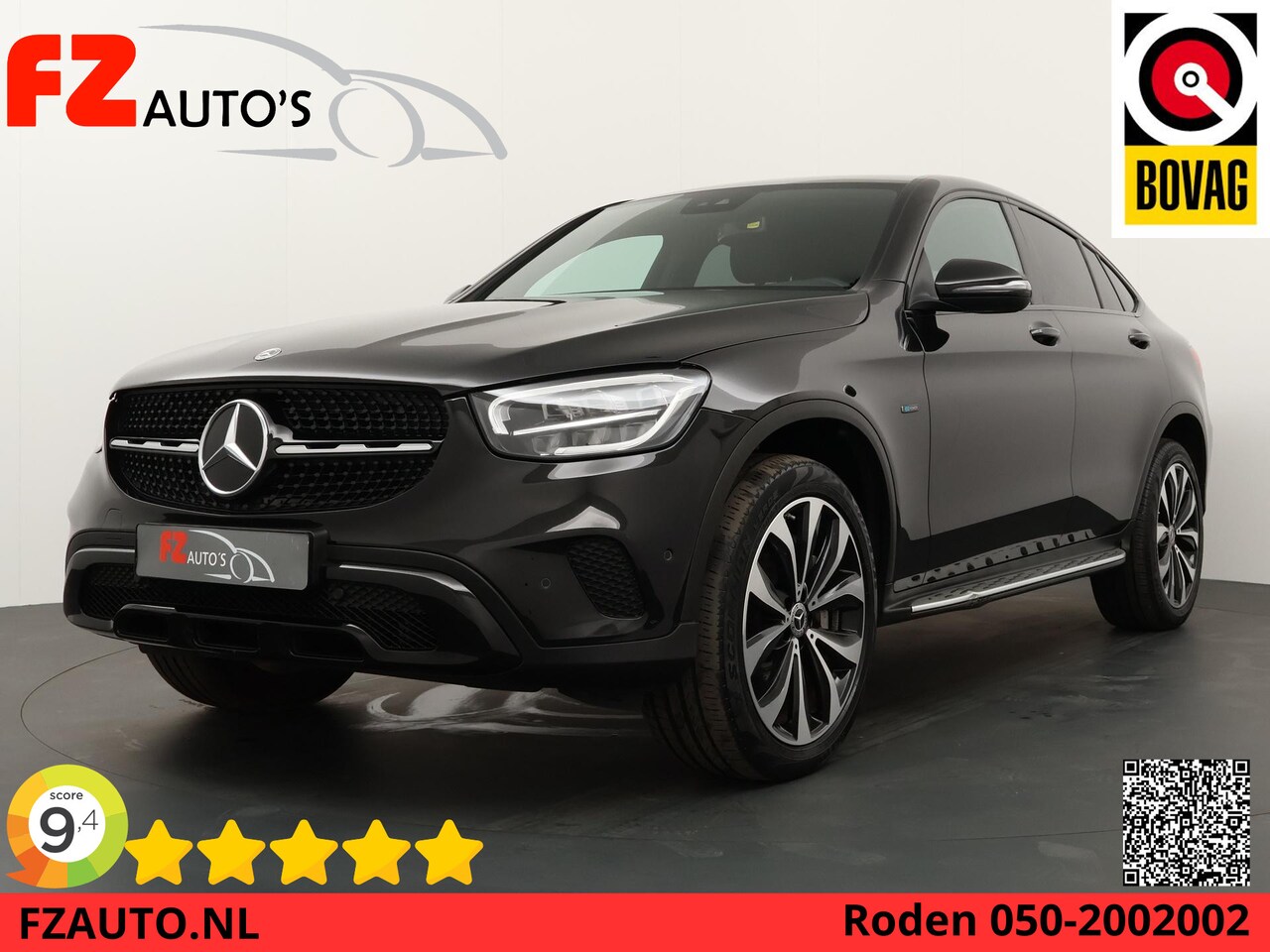 Mercedes-Benz GLC-klasse Coupé - 300e 4MATIC Premium Automaat|Hybride|Lm Velgen|Navigatie - AutoWereld.nl