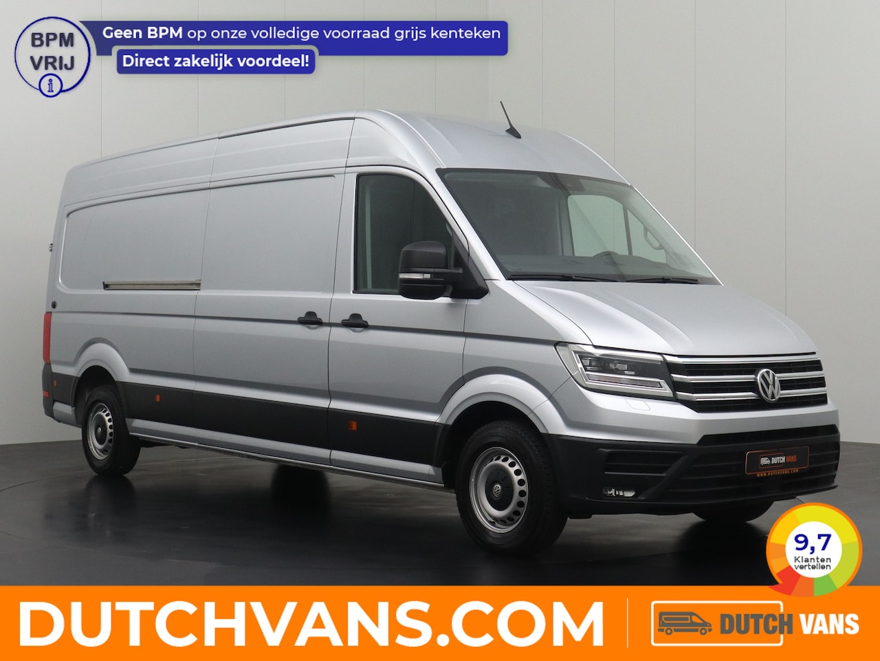 Volkswagen Crafter - 2.0TDI 177PK DSG Automaat L4H3 | Led | Navigatie | Camera | Airco | Cruise | Betimmering - AutoWereld.nl