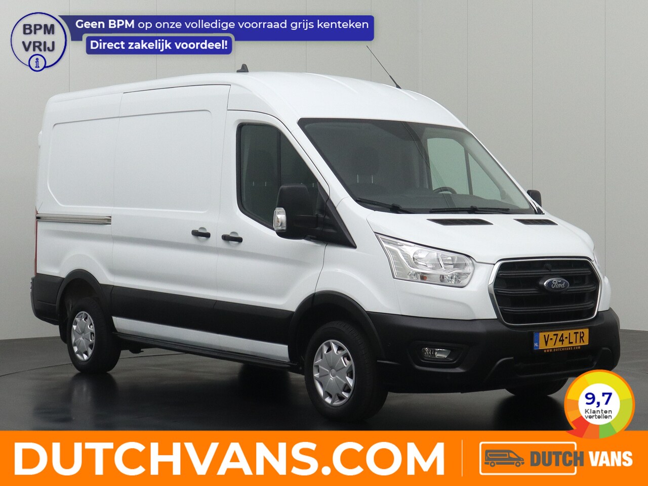 Ford Transit - 2.0TDCI 130PK L2H2 Business | Airco | Cruise | 3-Persoons - AutoWereld.nl