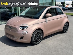 Fiat 500 - La Prima 42 kWh *panoramadak *leder *rosé gold *17”