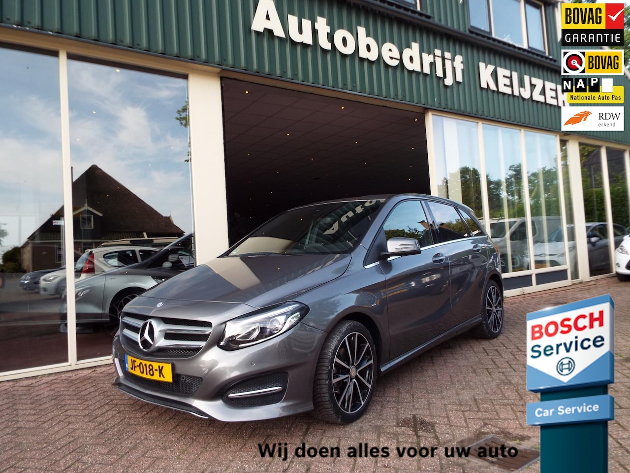 Mercedes-Benz B-klasse - 180 Ambition AUTOMAAT-LED-NAVI-NL AUTO-12 MND BOVAG - AutoWereld.nl