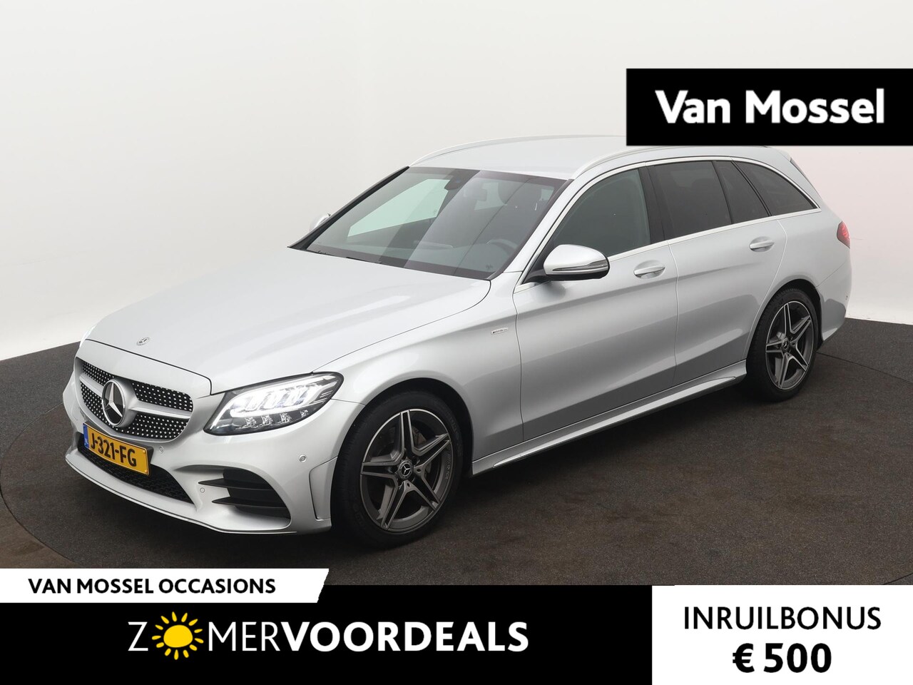 Mercedes-Benz C-klasse Estate - 160 Business Solution AMG Limited | Automaat | Navigatie | Trekhaak | | Parkeer sensoren | - AutoWereld.nl