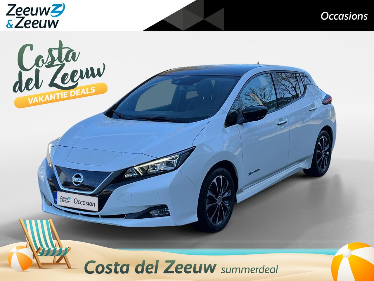 Nissan LEAF - Tekna 40 kWh | DEALER ONDERHOUDEN | FULL OPTION | 360 CAMERA | 12 MAANDEN GARANTIE | - AutoWereld.nl