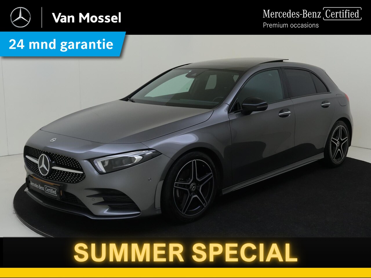 Mercedes-Benz A-klasse - 180 Business Solution AMG /Panoramadak /Night pakket /18 inch - AutoWereld.nl