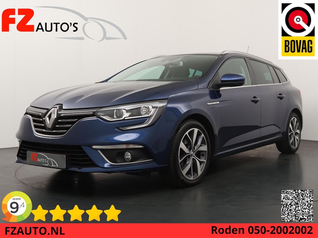 Renault Mégane Estate - 1.2 TCe Bose Parkeersensoren A | Trekhaak | Navigatie | Schuif-kantel dak | - AutoWereld.nl