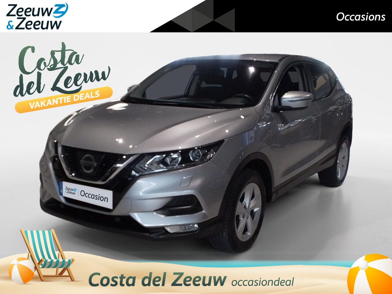 Nissan Qashqai - 1.2 Acenta *Navigatie+Camera*Climate*Parkeersensoren*LM.Velgen*LM.Velgen*Dealer Onderhoude - AutoWereld.nl