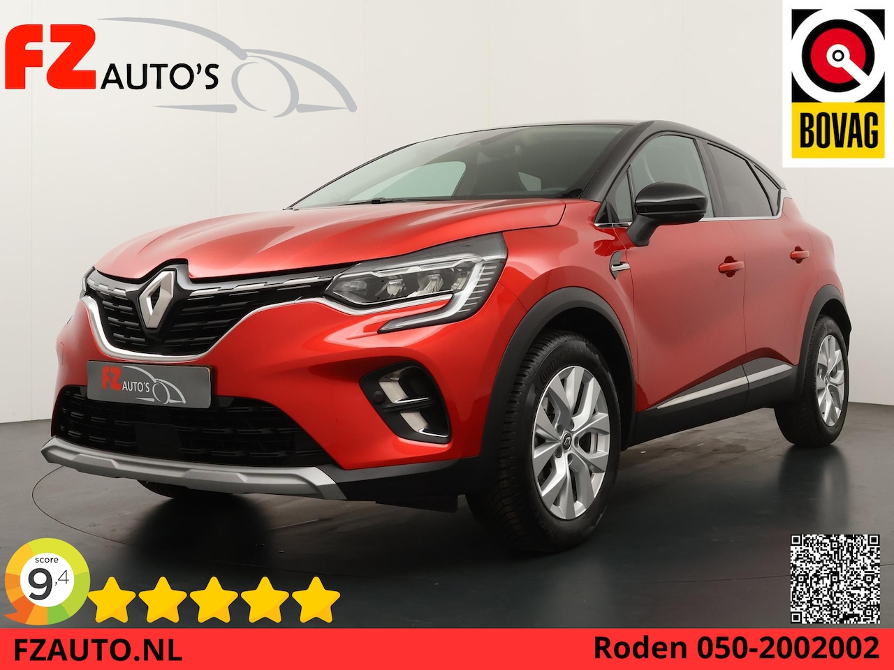 Renault Captur - 1.0 TCe 100 Bi-Fuel Intens | LPG G3 | Parkeersensoren A | Navigatie | Airco | Cruise Contr - AutoWereld.nl