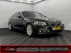 BMW 5-serie - 520i Luxury Edition Schuifdak, Virtual desk, Leder, Camera, Navi, Cruise control, Stoelver