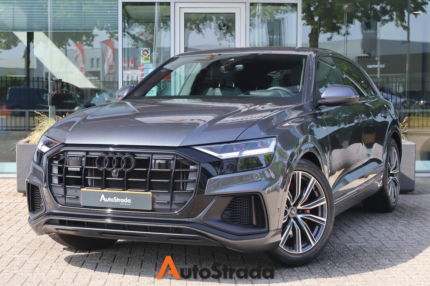 Audi Q8 - 55 TFSI e S-Line Quattro 381pk | B&O | 360 Camera | Softclose | ACC | LED | Virtual | Stoe - AutoWereld.nl