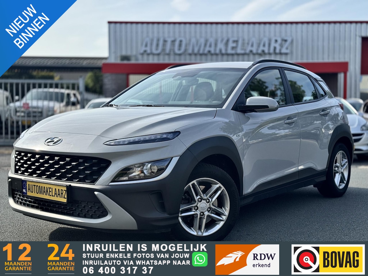 Hyundai Kona - 1.0 T-GDI Mild-Hybrid BTW CARPLAY CAM - AutoWereld.nl