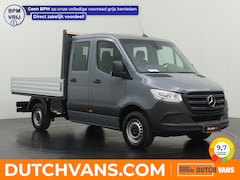 Mercedes-Benz Sprinter - 319CDI 3.0V6 Dubbele Cabine Open Laadbak | Navigatie | 7-Persoons | 3500Kg Trekhaak