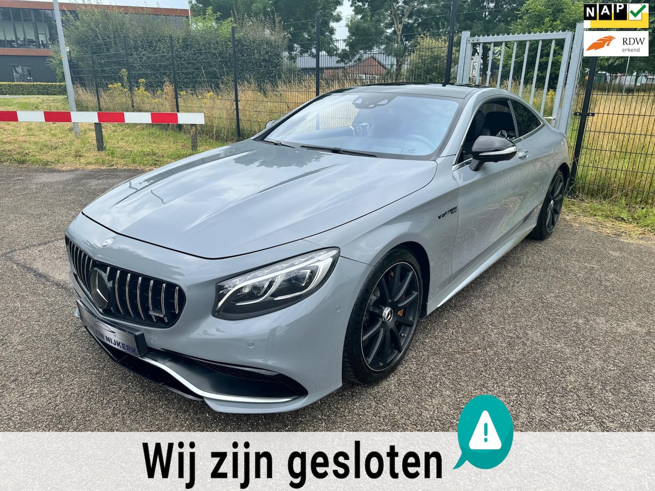 Mercedes-Benz S-klasse Coupé - AMG 63 4Matic 585PK Panodak Ceramic Carbon Burmester - AutoWereld.nl