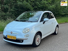 Fiat 500 - 1.4-16V Lounge Pano Smurfblauw 100pk 2009 6 versnelling
