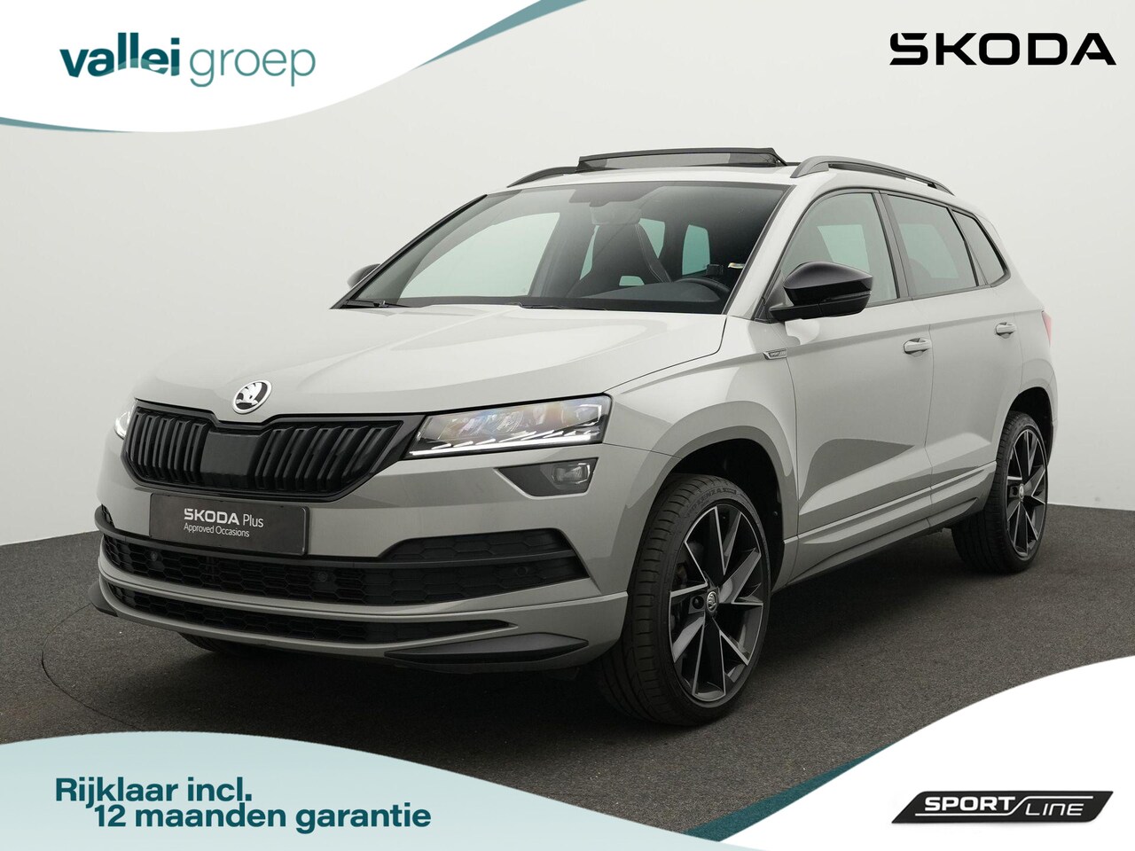 Skoda Karoq - 1.5 TSI 150 pk DSG Sportline Business | Panoramadak | Trekhaak | Matrix LED | Stoelverwarm - AutoWereld.nl