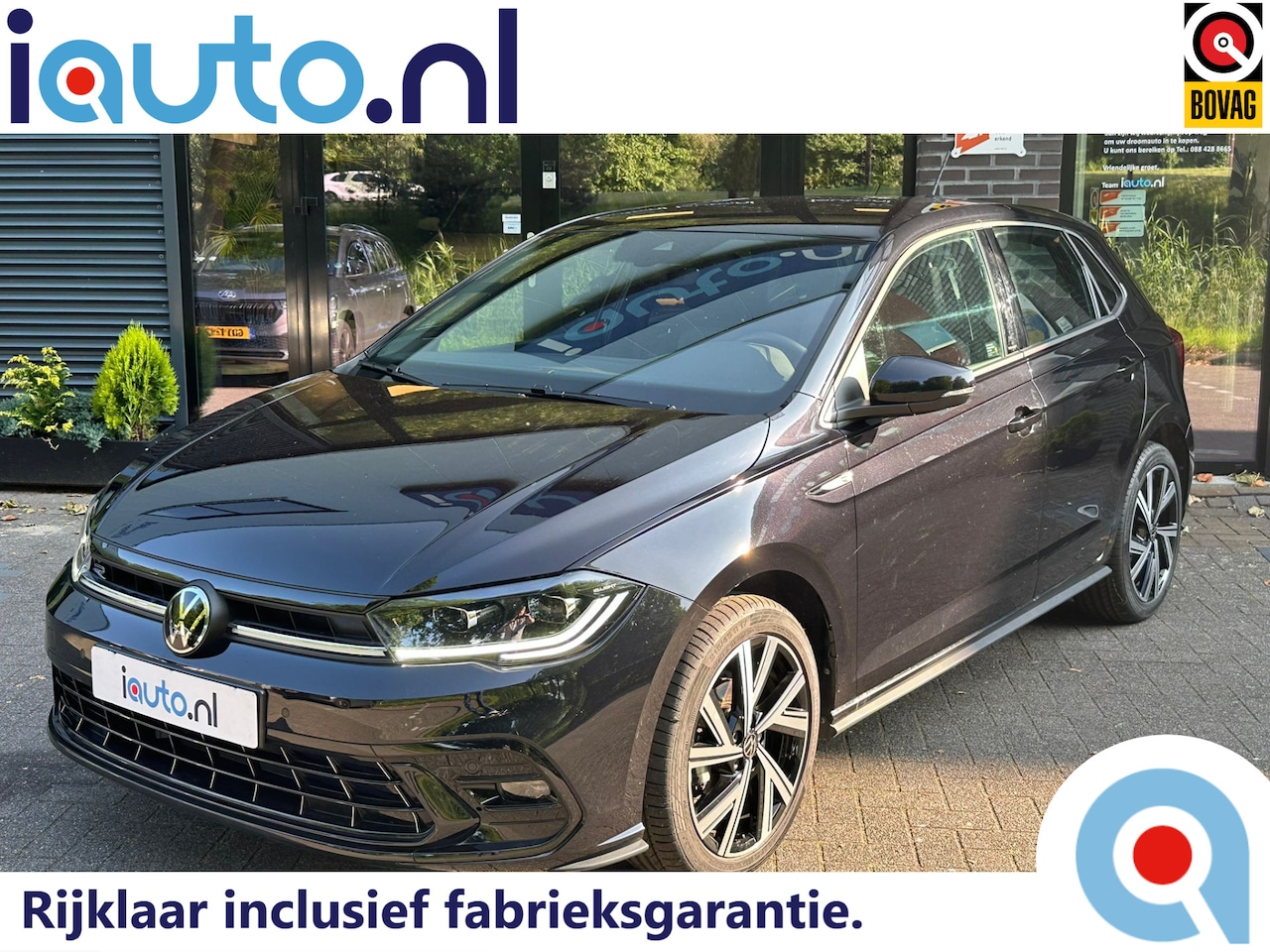 Volkswagen Polo - 1.0 TSI DSG R-Line IQ.Light/Camera/Navi/App-Connect/ECC/ACC/17" - AutoWereld.nl