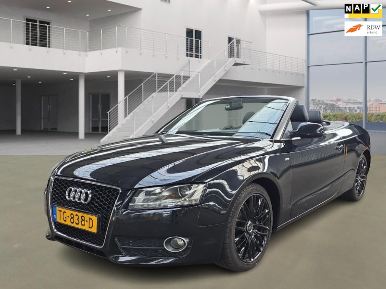 Audi A5 Cabriolet - 2.7 TDI Pro Line 3XSLINE|AUT|XENON|NAVI|STOELVERW|2XSLEUTELS - AutoWereld.nl