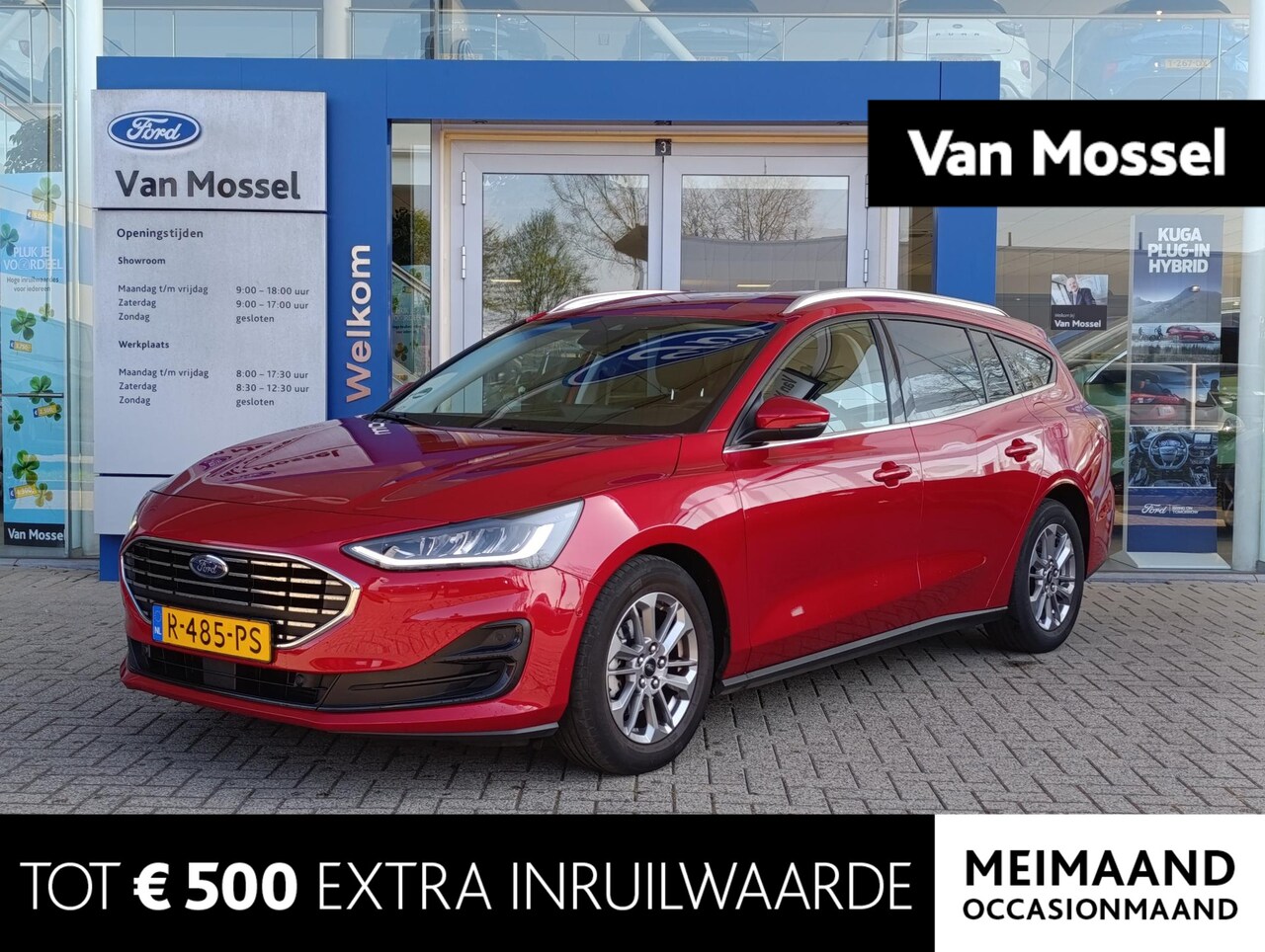 Ford Focus Wagon - 1.0 EcoBoost Hybrid Titanium | Camera | Stoel/stuur voorruitverwarming | Cruise Control - AutoWereld.nl