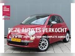 Fiat 500 - BWJ 2010 | 1.2 70PK Lounge AUTOMAAT | CLIMA | LEER | PANO DAK | LICHTMETAAL |