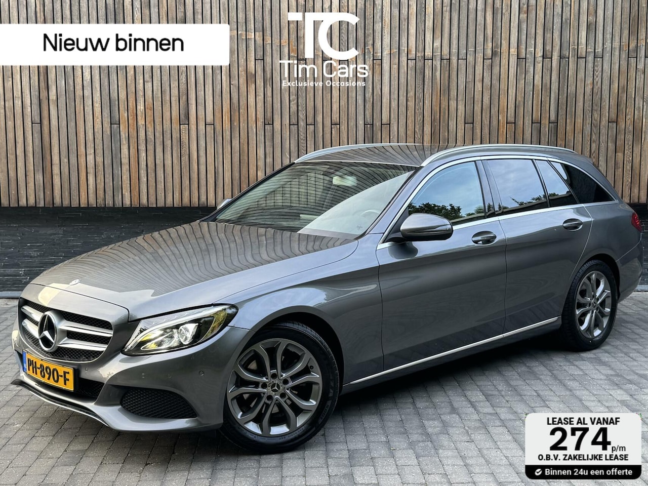 Mercedes-Benz C-klasse Estate - 180 Business Automaat Navigatiesysteem | Trekhaak | LED verlichting | Climate control | Cr - AutoWereld.nl