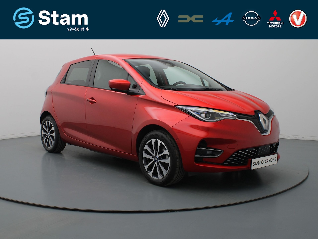 Renault Zoe - 136pk R135 Intens 52 kWh HUURBATTERIJ Camera | Cruise | Navi | Parkeersens. v+a | Stoel-/s - AutoWereld.nl