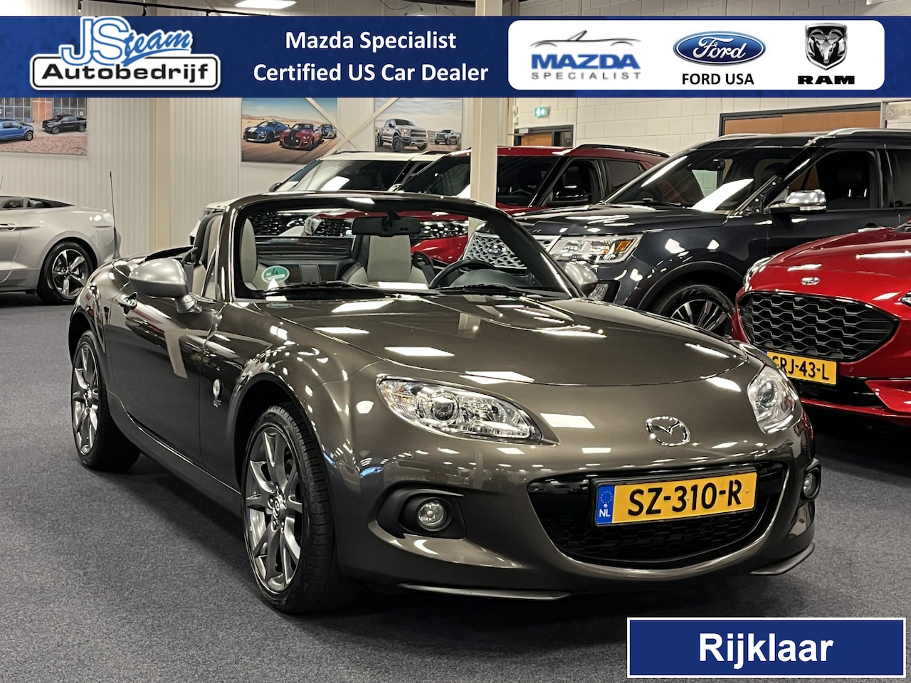 Mazda MX-5 Roadster Coupé - NC 1.8i Silver Edition Airco Leder Cruise Apple CarPlay Camera - AutoWereld.nl