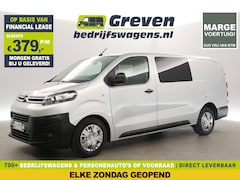 Citroën Jumpy - 2.0 BlueHDI L3H1 | MARGE | Dubbele Cabine | 5 Persoons | Airco Carplay Cruise Navi PDC Tre