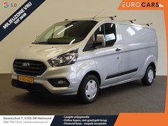 Ford Transit Custom - 131pk L2H1 Trend Trekhaak Airco Cruise control Parkeersensoren Dakdragers 3-Zits Euro6