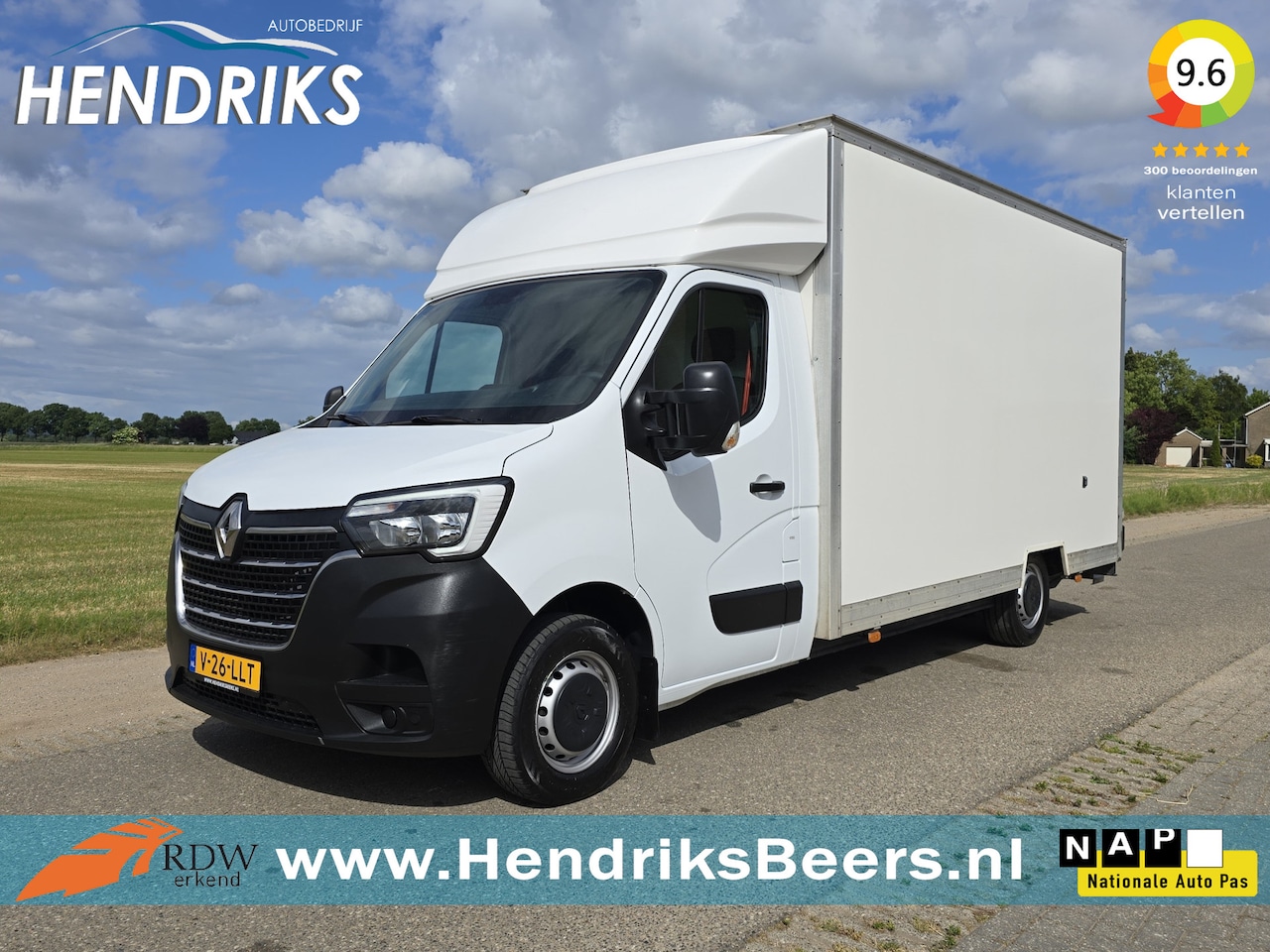 Renault Master - T35 2.3 dCi Lowliner - 145 Pk - Euro 6 - Navi - Parkeercamera - Bakwagen - Plancher - Verk - AutoWereld.nl
