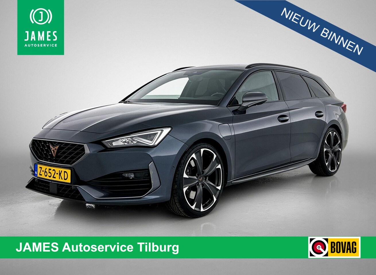 CUPRA Leon Sportstourer - 1.4 e-Hybrid 245PK DSG VZ Business AD-CRUISE CAMERA VIRTUAL 19"LM LED - AutoWereld.nl