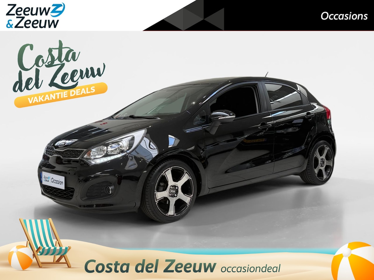 Kia Rio - 1.2 CVVT Super Pack Navigatie | Climate Control | Cruise Control | 12 maanden Bovag garant - AutoWereld.nl
