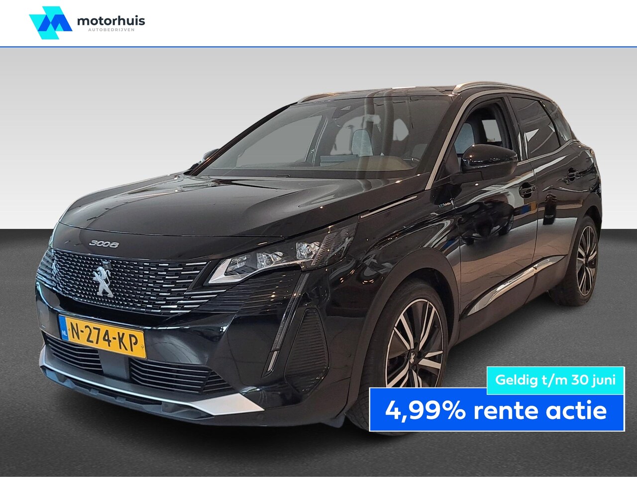 Peugeot 3008 - 1.6 Plug-in HYbrid 225pk Automaat Blue Lease GT - AutoWereld.nl
