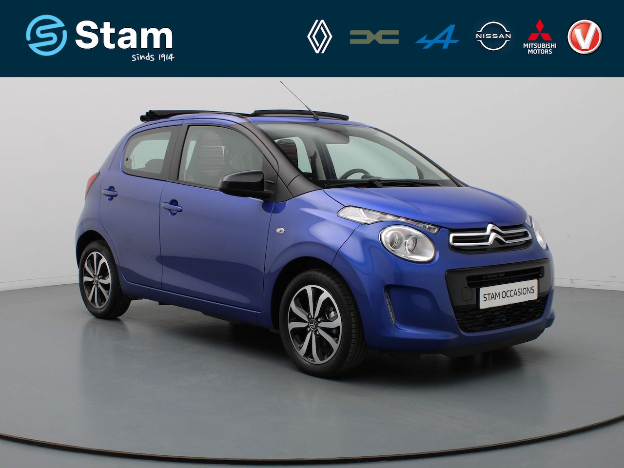 Citroën C1 - 73pk VTi Airscape Shine Airco | Camera | Carplay | Stoffen vouwdak - AutoWereld.nl