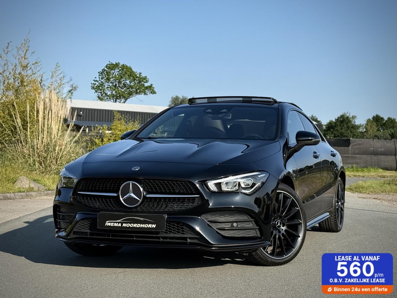 Mercedes-Benz CLA-Klasse - 250 e AMG CLA250e Coupe Panoramadak|Keyless|Advanced sound|Sfeerverlichting|Night pakket - AutoWereld.nl