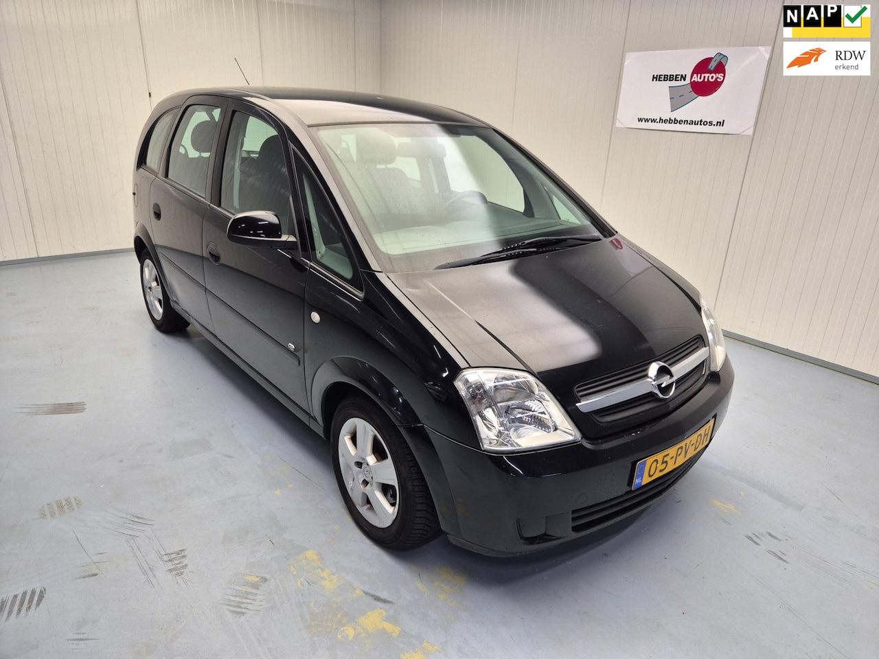 Opel Meriva - 1.6-16V Maxx Cool Airco Cruise Control Trekhaak Alu velgen - AutoWereld.nl