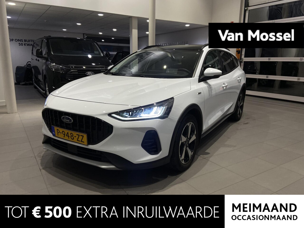 Ford Focus Wagon - 1.0 EcoBoost Hybrid Active | SYNC 4 | PANORAMADAK | PARKEERSENSOREN VOOR EN ACHTER | TECHN - AutoWereld.nl