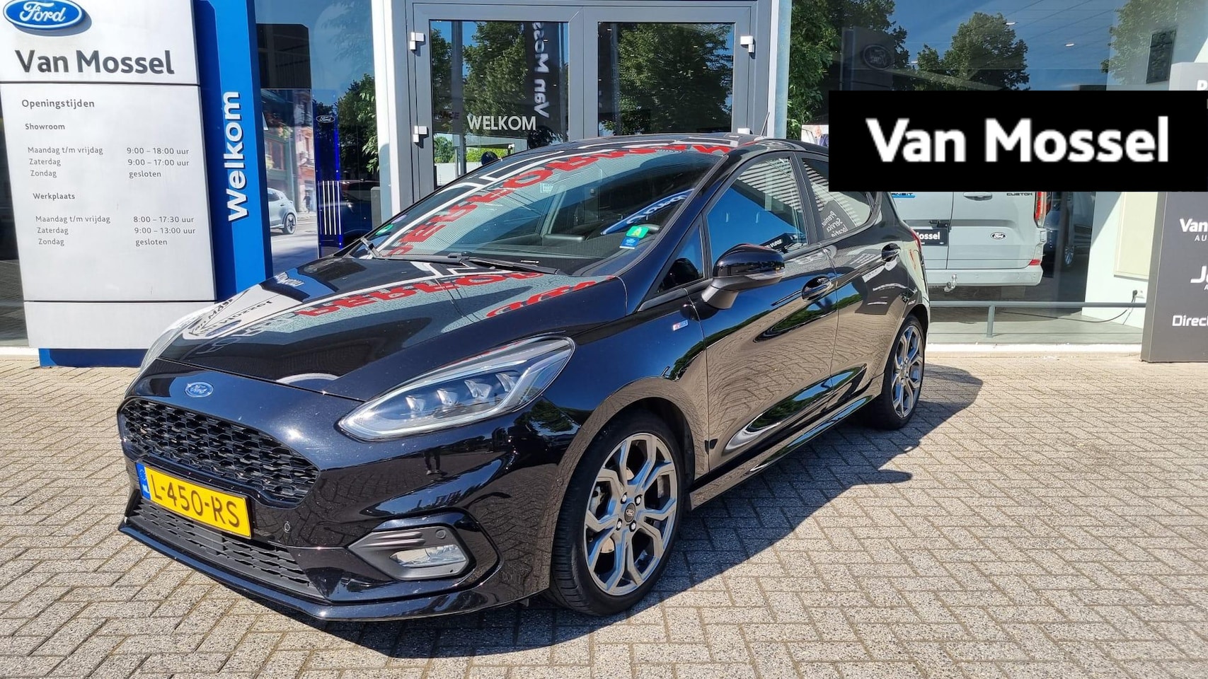 Ford Fiesta - 1.0 EcoBoost Hybrid ST-Line | WINTER PACK | ADAPTIEVE CRUISE CONTR. | TREKHAAK | AGATE BLA - AutoWereld.nl