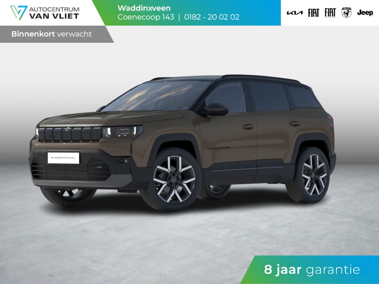 Jeep Compass - First Edition 74 kWh | Adapt. Cruise | Camera | Carplay | 20" | Elektr. A-Klep | Navi | Wi - AutoWereld.nl