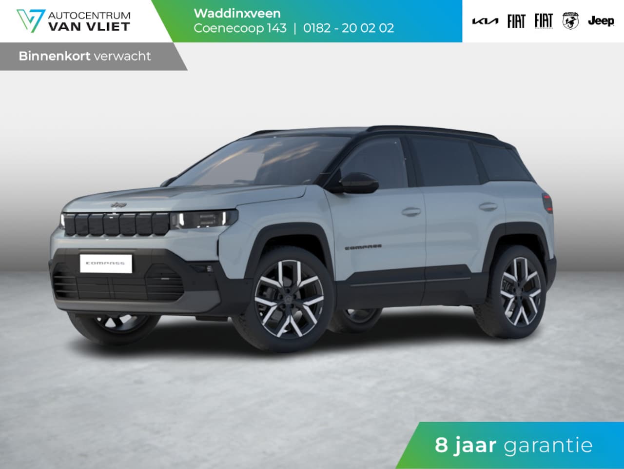 Jeep Compass - First Edition 74 kWh | Adapt. Cruise | Camera | Carplay | 20" | Elektr. A-Klep | Navi | Wi - AutoWereld.nl