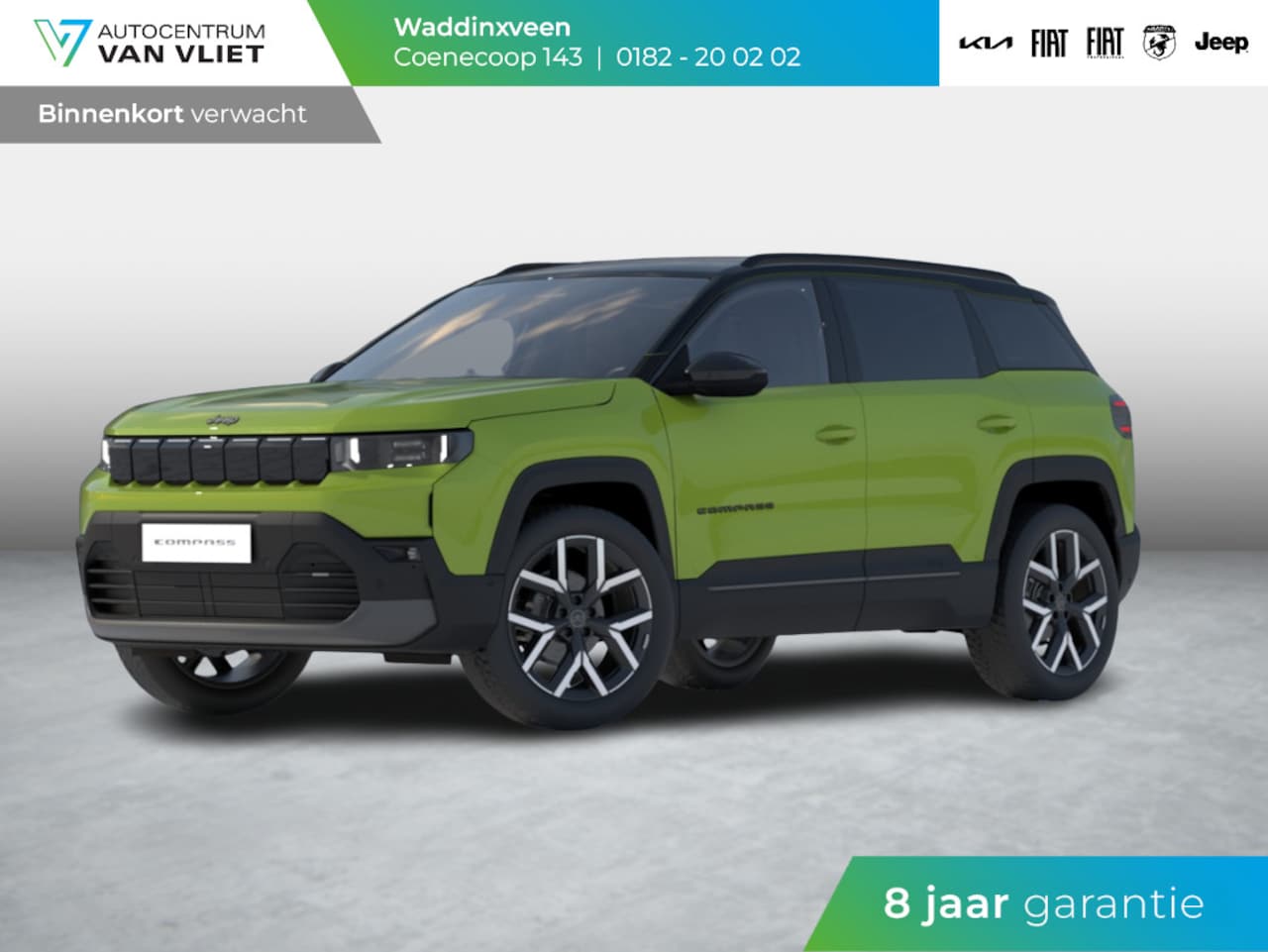 Jeep Compass - First Edition 74 kWh | Adapt. Cruise | Camera | Carplay | 20" | Elektr. A-Klep | Navi | Wi - AutoWereld.nl