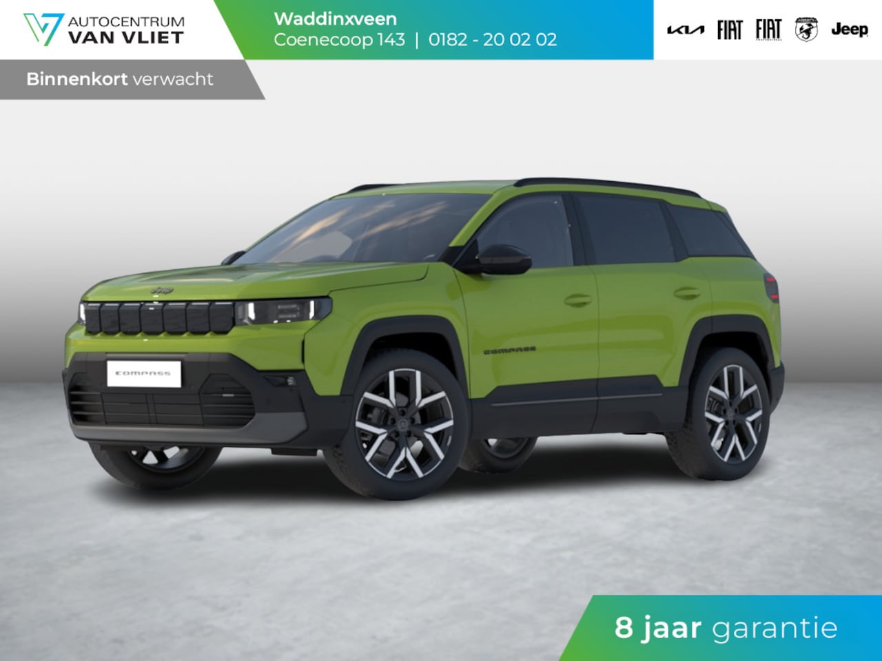 Jeep Compass - First Edition 74 kWh | Adapt. Cruise | Camera | Carplay | 20" | Elektr. A-Klep | Navi | Wi - AutoWereld.nl