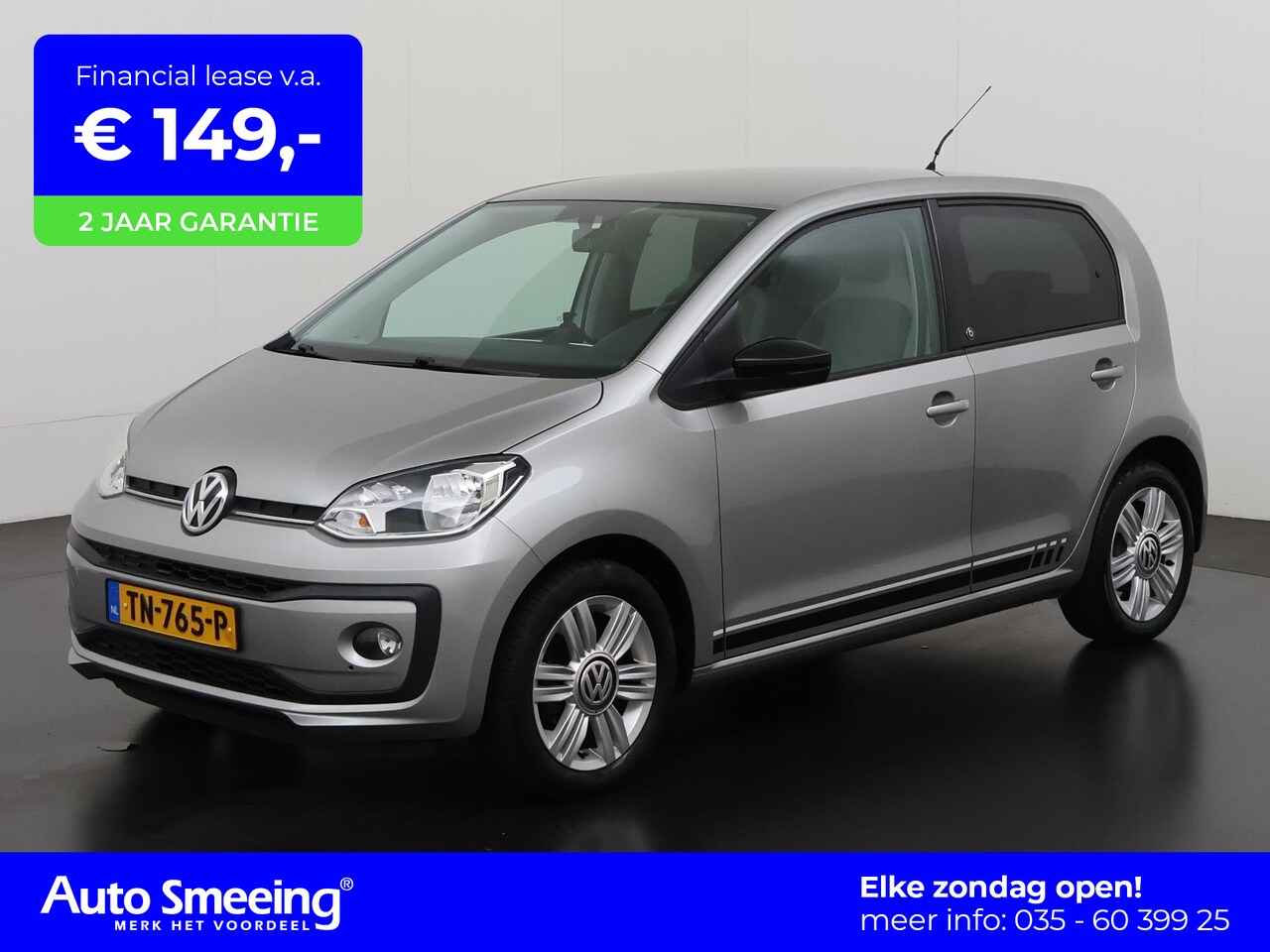 Volkswagen Up! - 1.0 BMT high up! | Stoelverwarming | Parkeersensor | Lichtmetalen Velgen | Zondag Open! - AutoWereld.nl