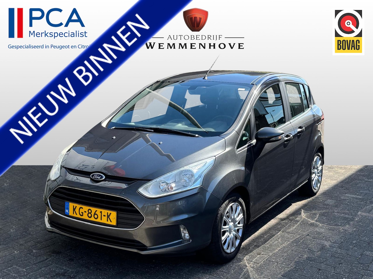 Ford B-Max - 1.0 EcoBoost Style Airco/Lichtmetalen velgen/5-Deurs - AutoWereld.nl