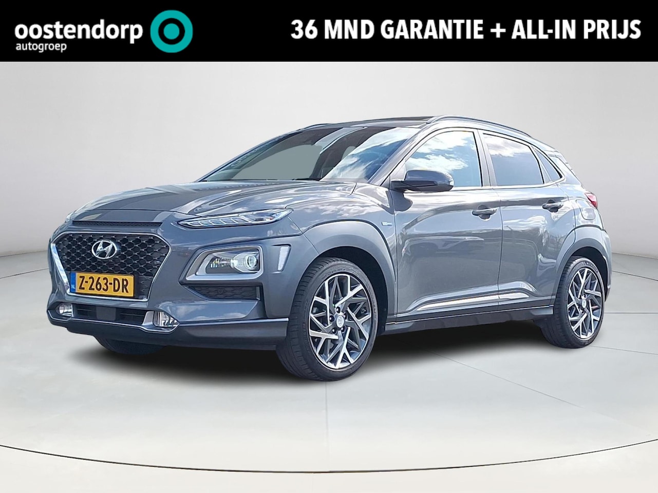 Hyundai Kona - 1.6 GDI HEV Premium | Achteruitrijcamera | Stoel/stuurverwarming | Apple Carplay/Android A - AutoWereld.nl
