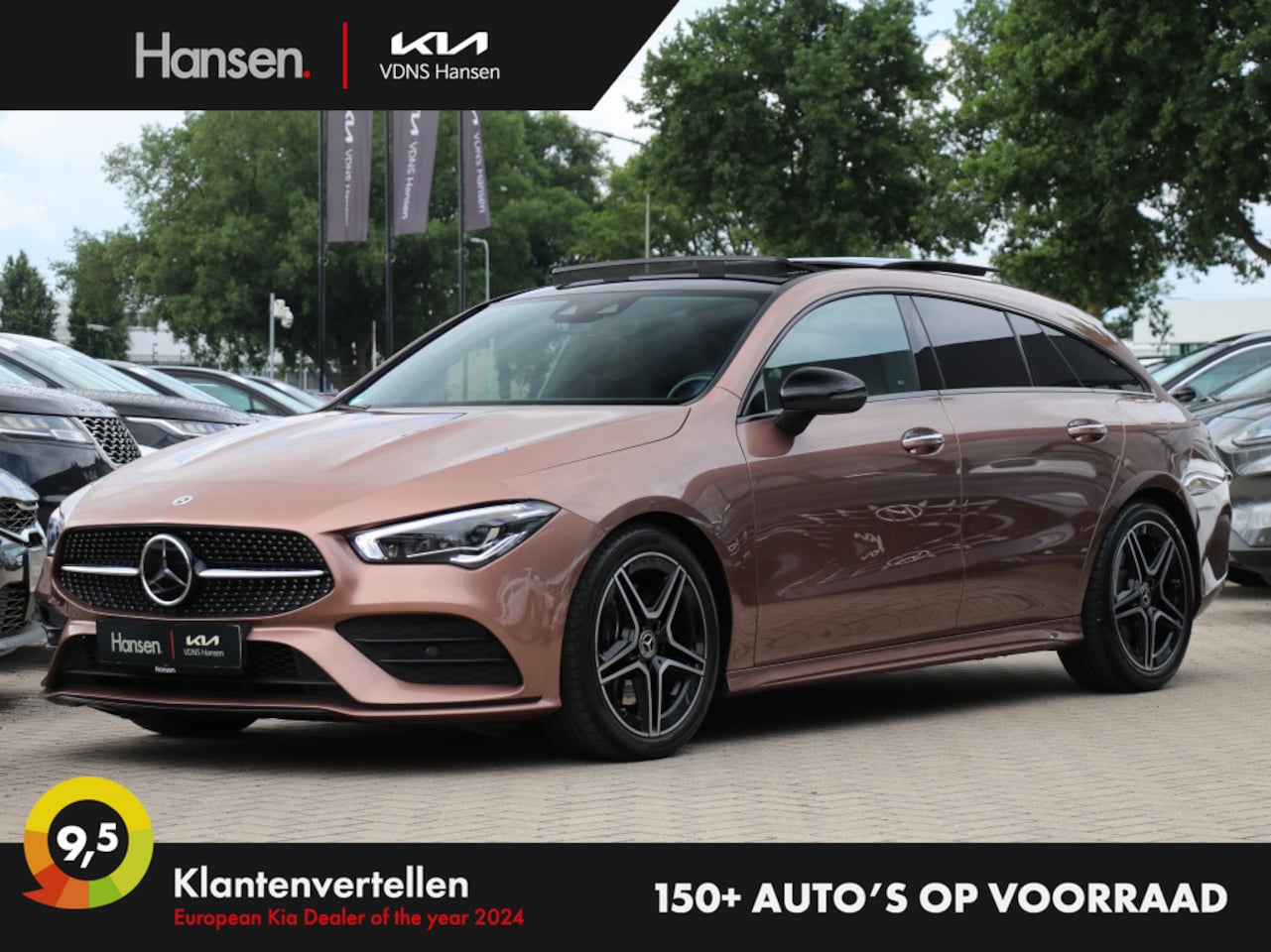 Mercedes-Benz CLA-klasse Shooting Brake - 200 Business Solution AMG I Panoramdak I Trekhaak I Leder - AutoWereld.nl