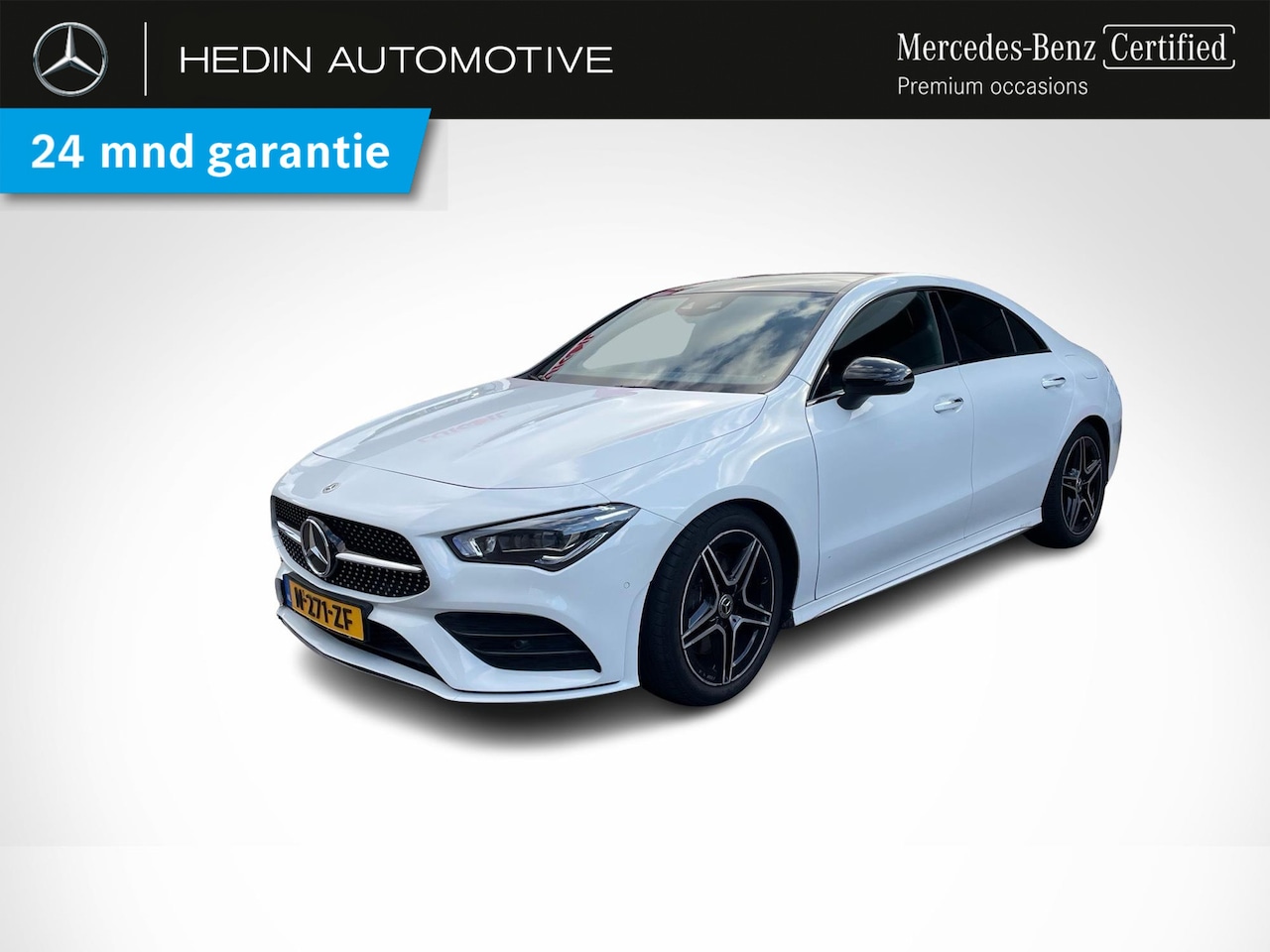 Mercedes-Benz CLA-Klasse - CLA 200 Coupé Automaat Business Solution AMG | Nightpakket | Panoramadak | Sfeerverlichtin - AutoWereld.nl