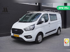 Ford Transit Custom - 2.0 TDCI Dubbele Cabine Imperiaal EURO 6 - Airco - Navi - Cruise - € 16.950, - Excl