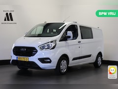 Ford Transit Custom - Dubbel Cabine 2.0 TDCI 130PK L2 EURO 6 - Airco - Navi Cruise - € 14.900, - Excl