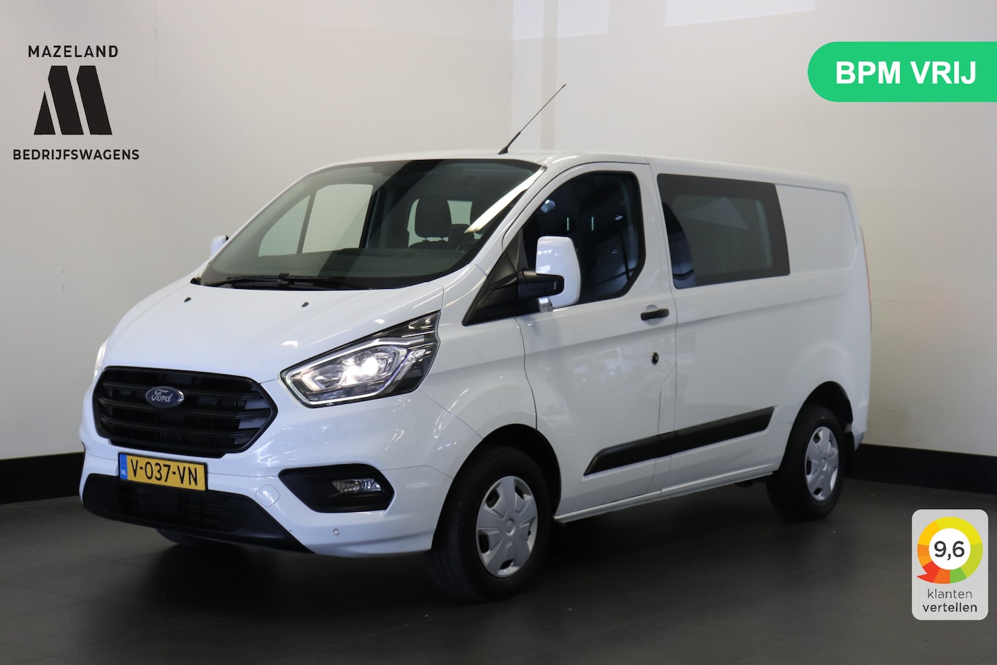 Ford Transit Custom - 2.0 TDCI Dubbele Cabine EURO 6 - Airco - Cruise - PDC - € 13.950,- Excl. - AutoWereld.nl