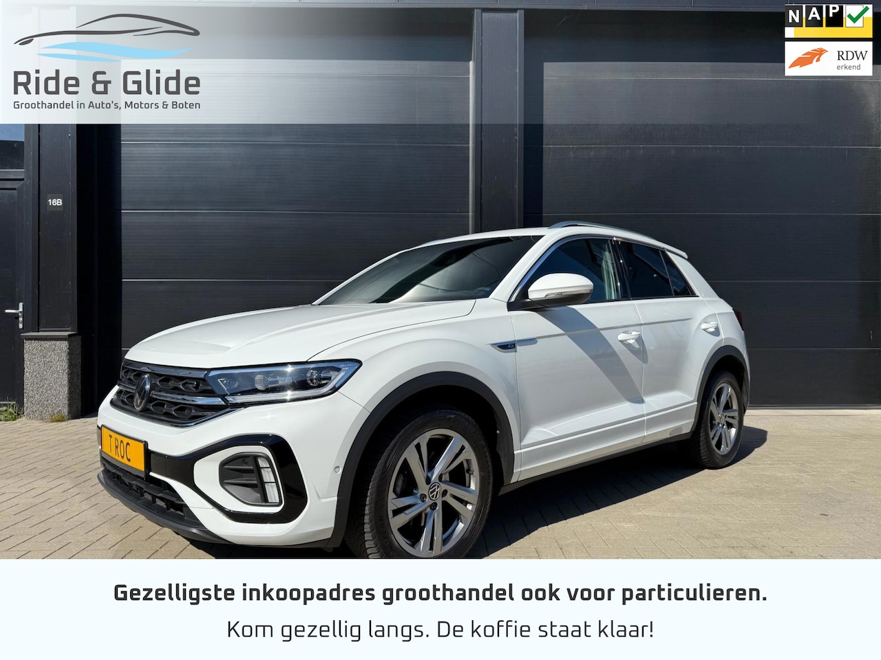 Volkswagen T-Roc - 1.0 TSI R-Line IQ sfeer top auto garantie BTW - AutoWereld.nl
