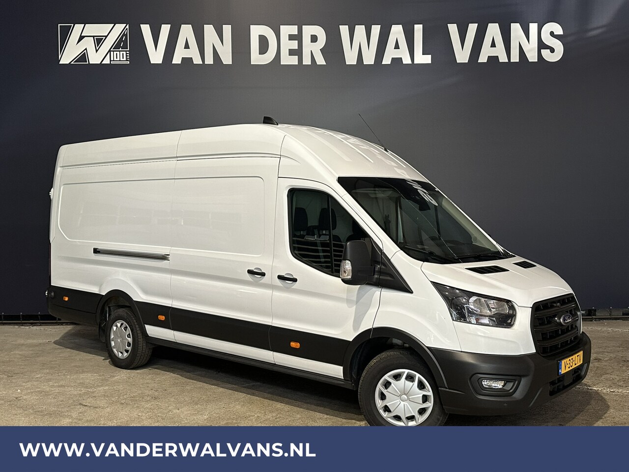 Ford Transit - 2.0 TDCI 131pk L4H3 Euro6 Airco | Camera | Cruisecontrol | Verwarmde voorruit Parkeersenso - AutoWereld.nl